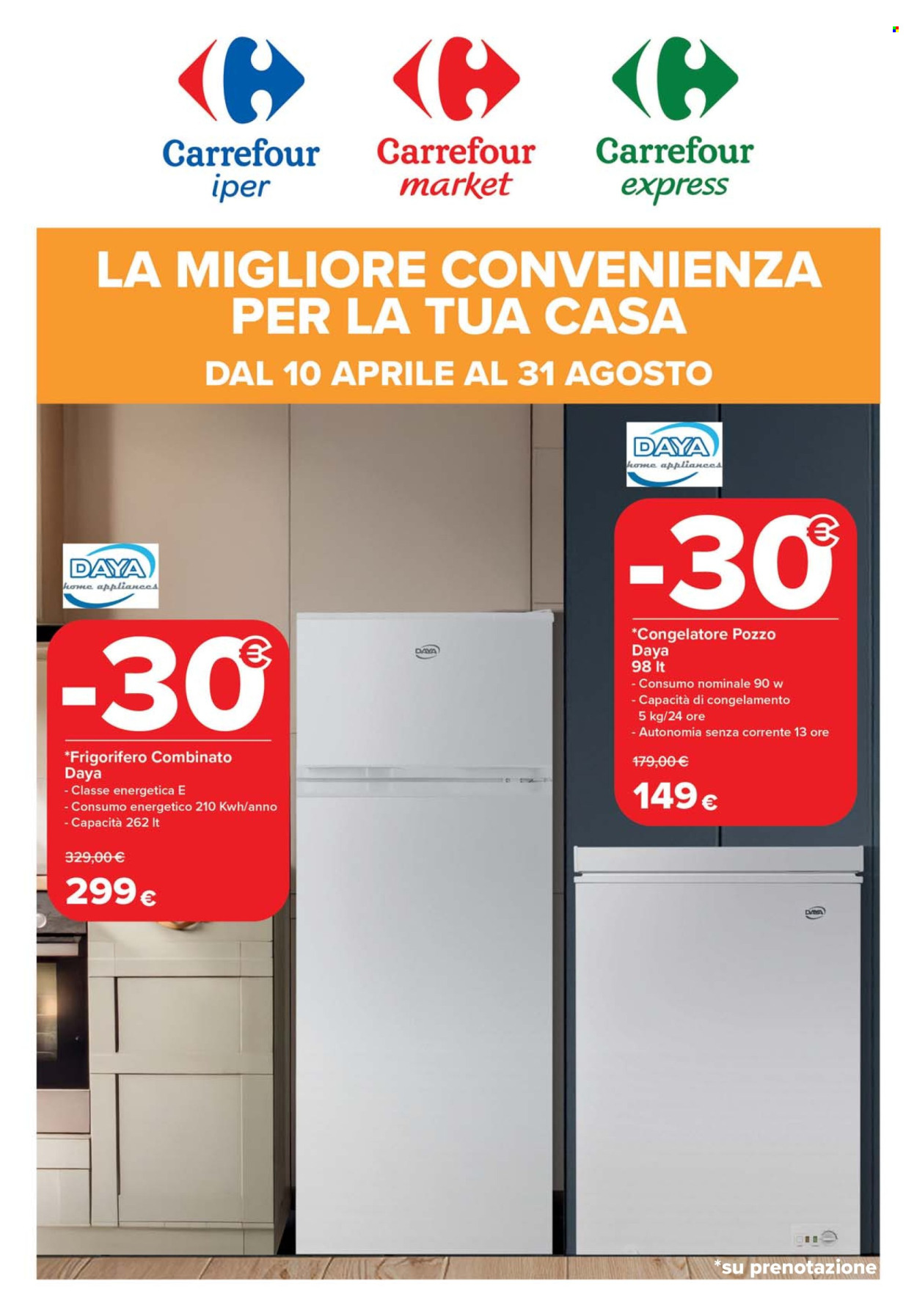 Volantino Carrefour - 10/4/2025 - 31/8/2025. Pagina 1