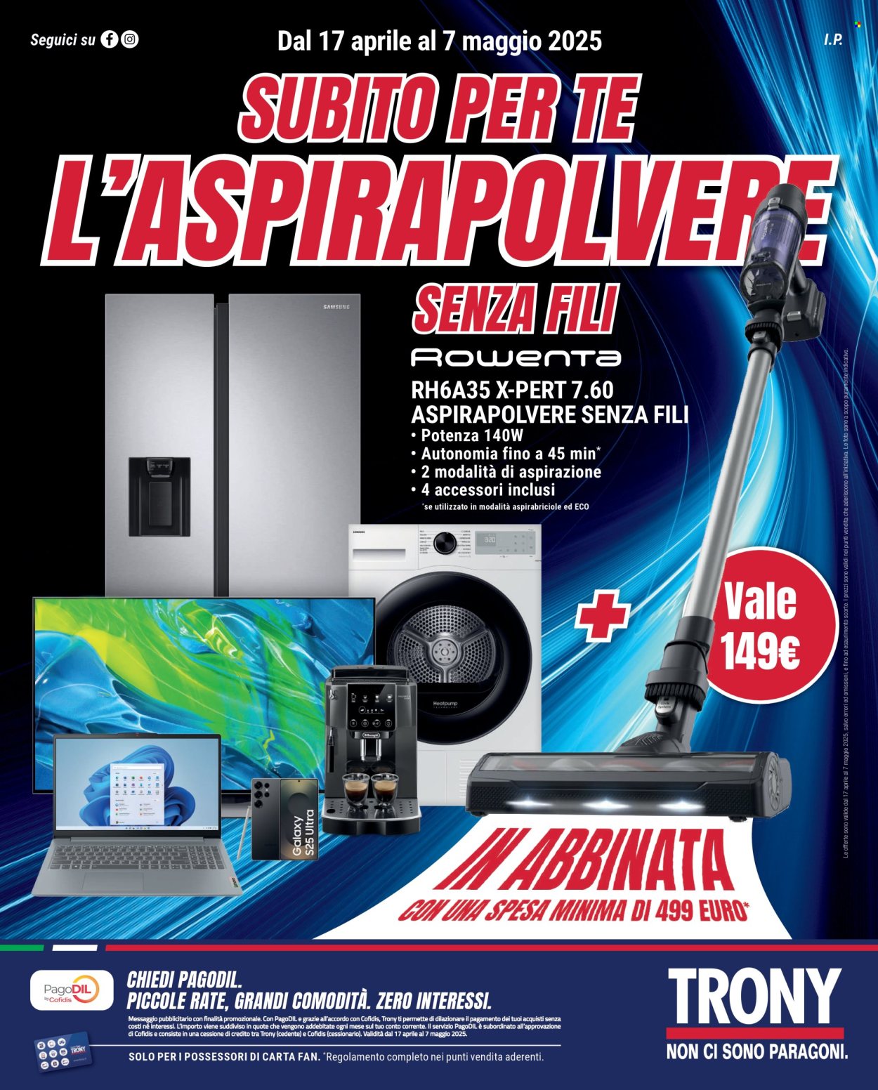 Volantino Trony - 17/4/2025 - 7/5/2025. Pagina 1
