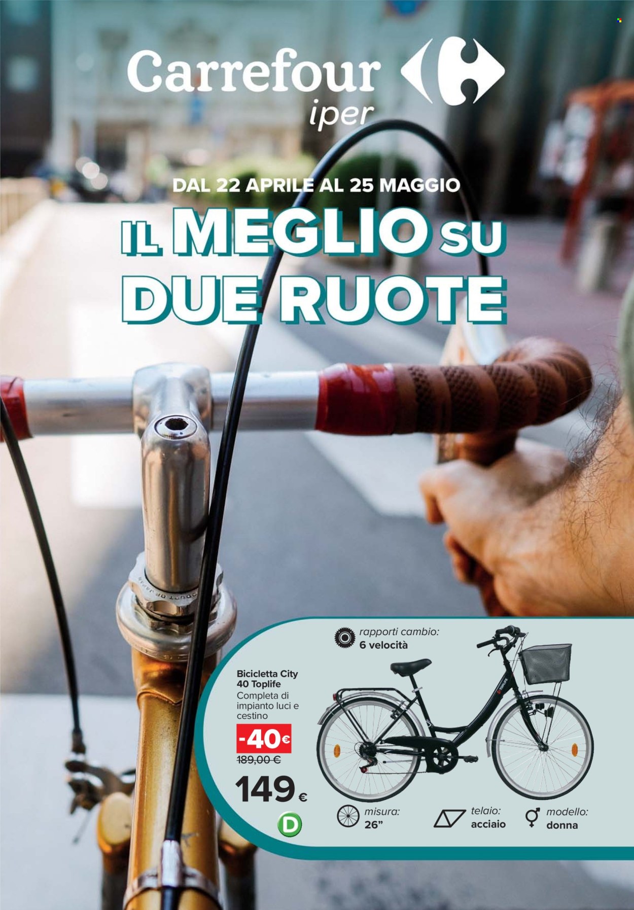 Volantino Carrefour - 22/4/2025 - 25/5/2025. Pagina 1