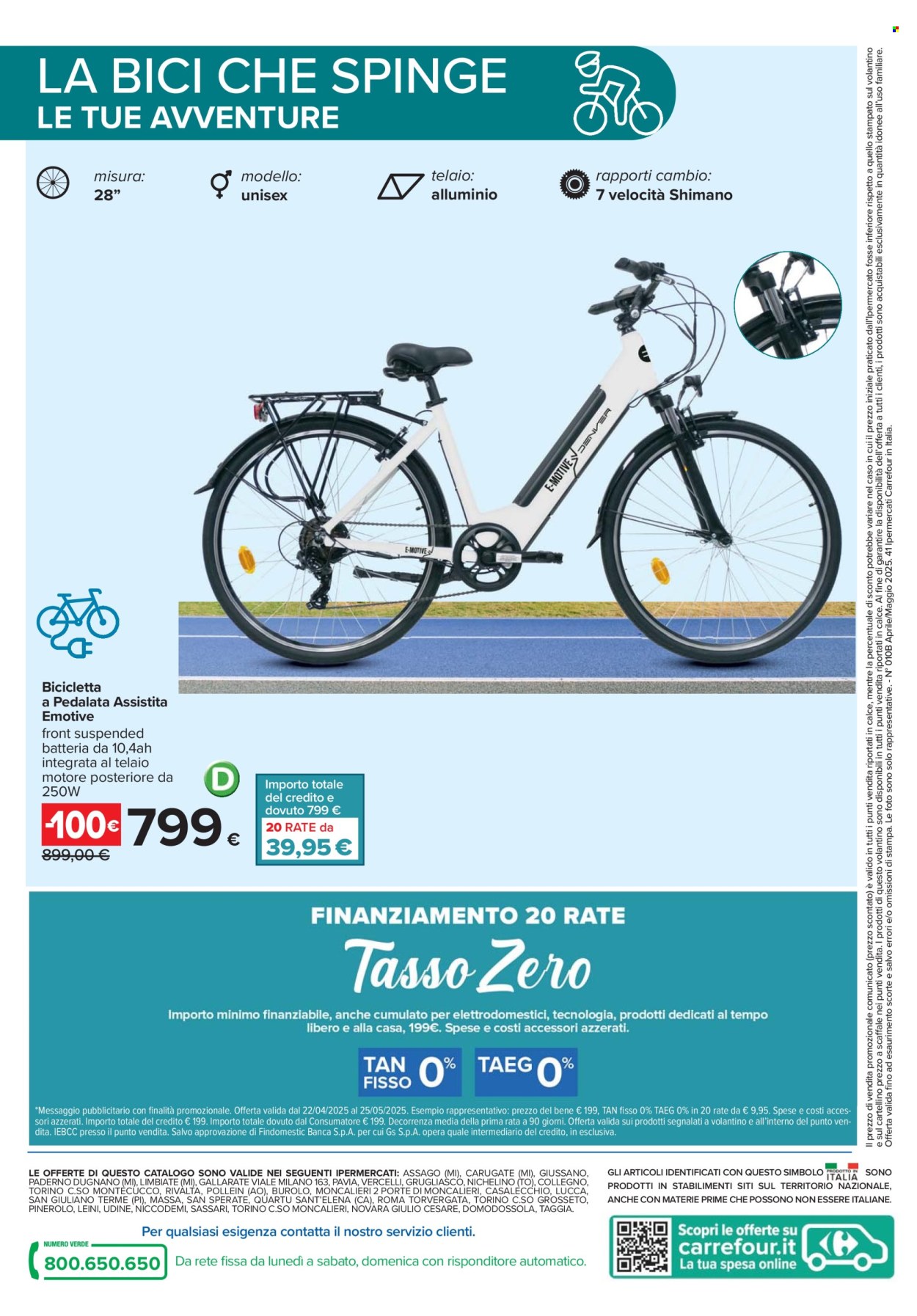 Volantino Carrefour - 22/4/2025 - 25/5/2025. Pagina 1