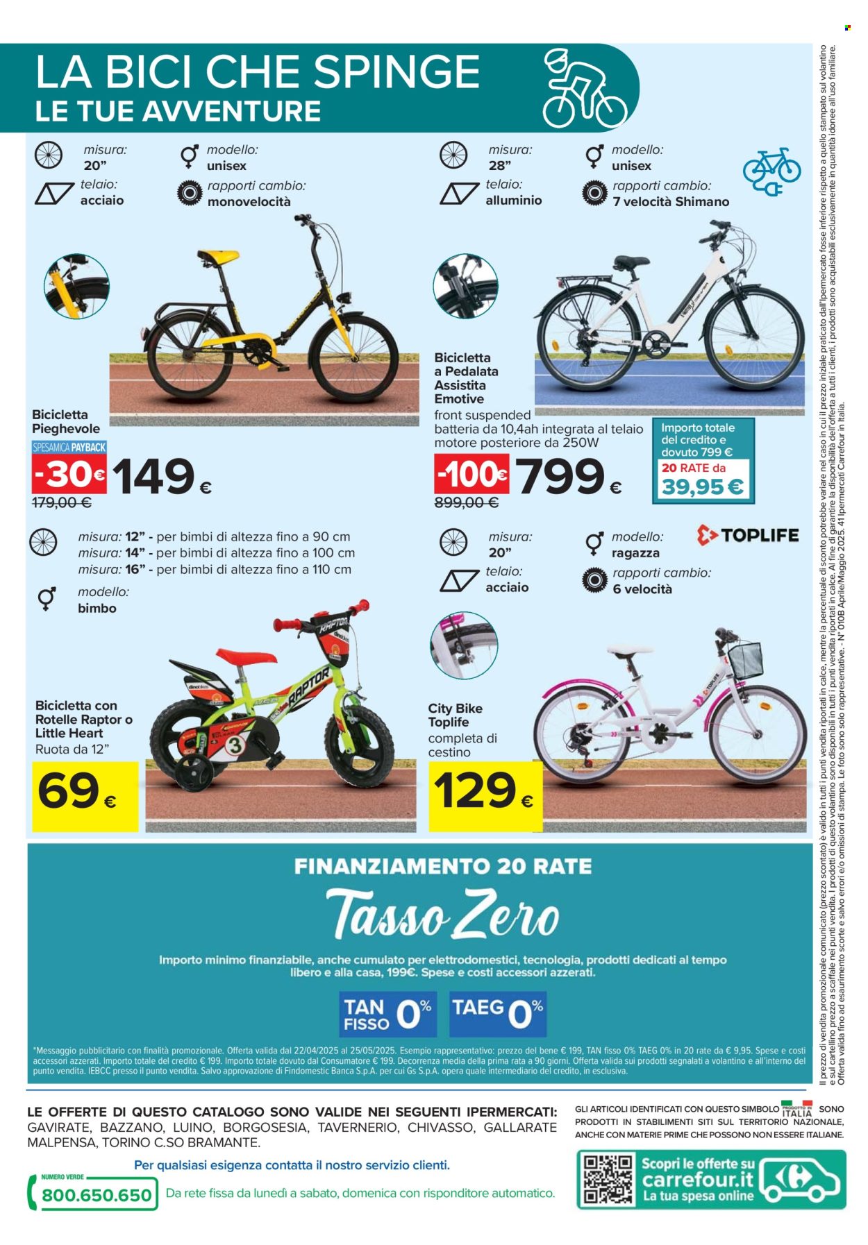 Volantino Carrefour - 22/4/2025 - 25/5/2025. Pagina 1