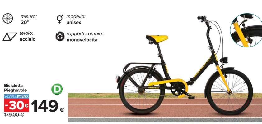 Bicicletta Pieghevole
