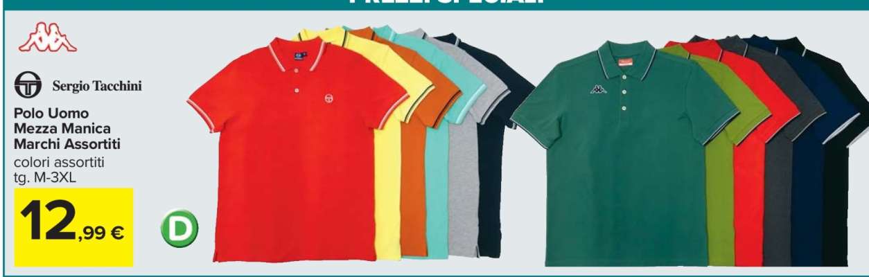 Polo Uomo Mezza Manica Marchi Assortiti