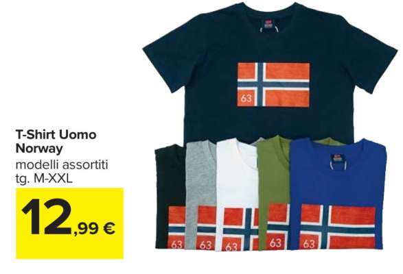 T-shirt Uomo Norway
