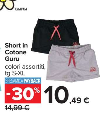 Short in Cotone Guru