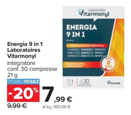 Energia 9 in 1 Laboratoires Vitarmonyl