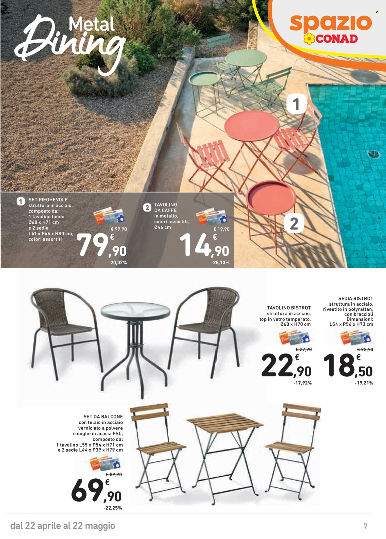 Volantino Spazio Conad - 22/4/2025 - 22/5/2025. Pagina 1
