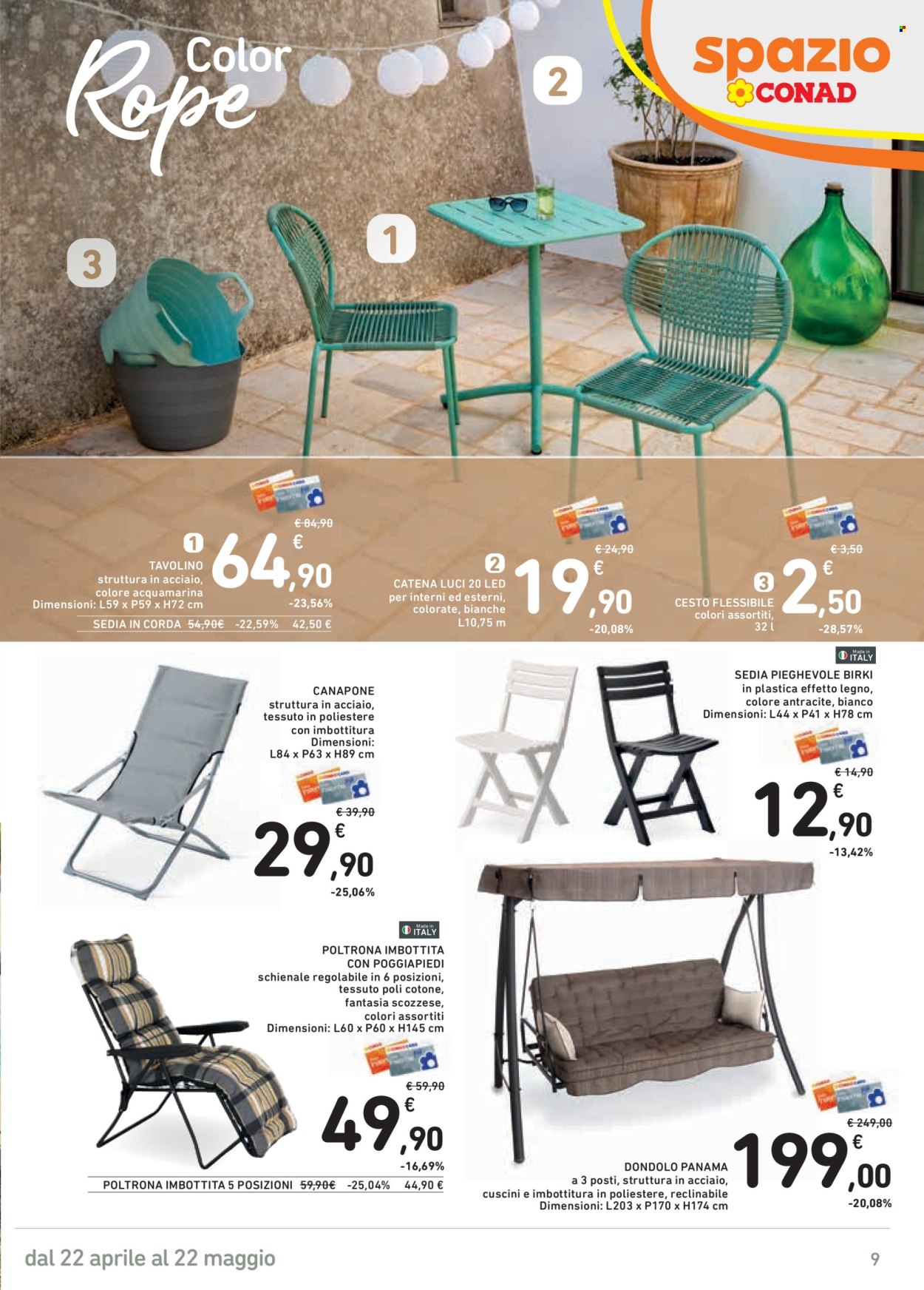 Volantino Spazio Conad - 22/4/2025 - 22/5/2025. Pagina 1