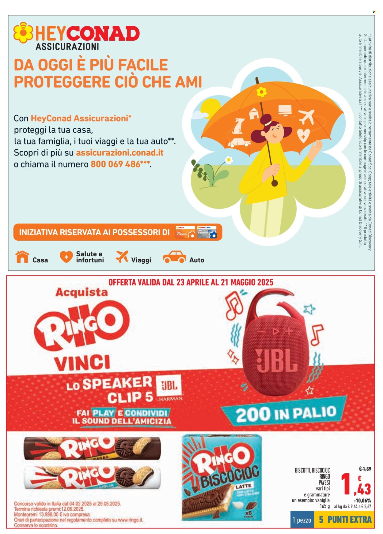 Volantino Conad - 23/4/2025 - 21/5/2025. Pagina 1
