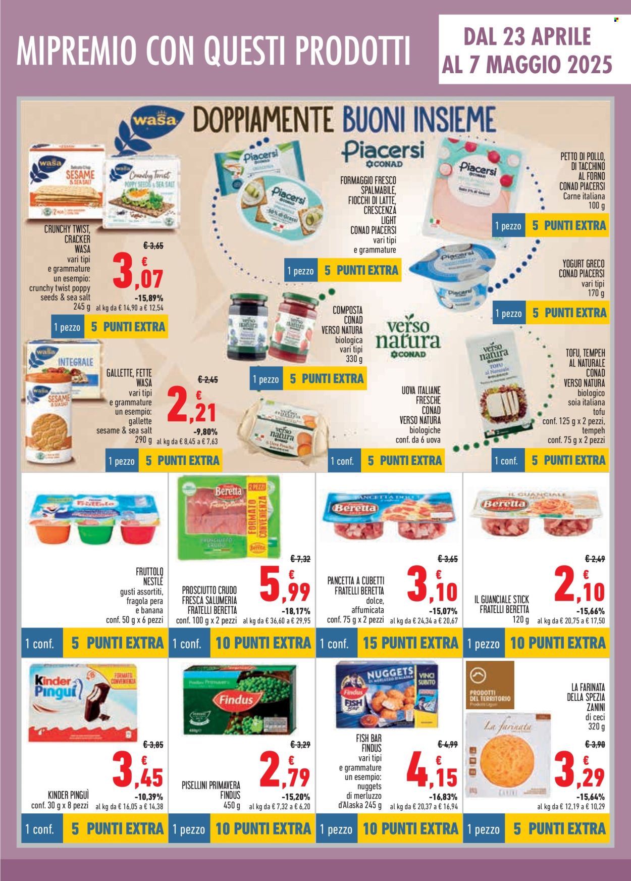 Volantino Conad - 23/4/2025 - 21/5/2025. Pagina 1