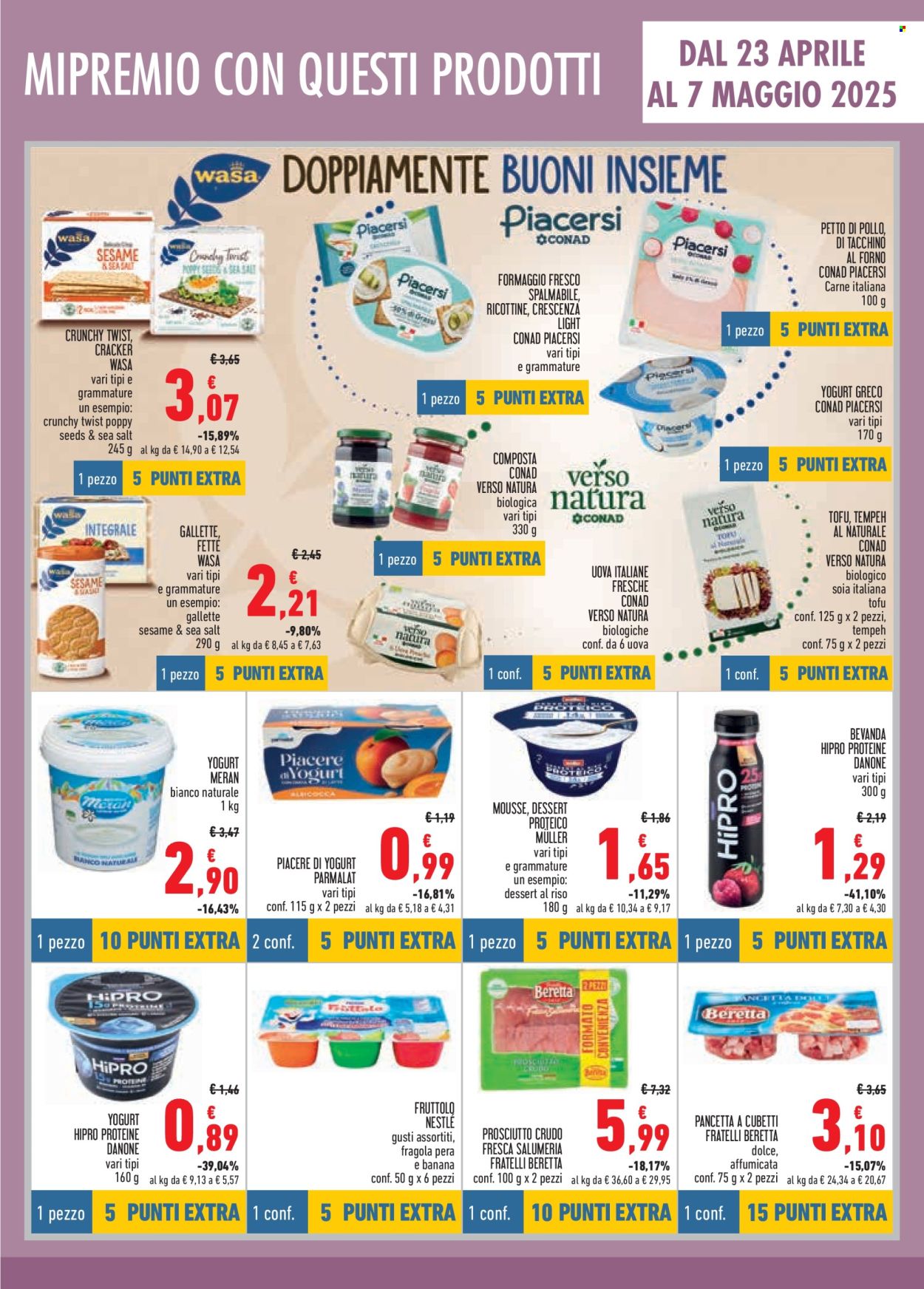 Volantino Conad - 23/4/2025 - 21/5/2025. Pagina 1