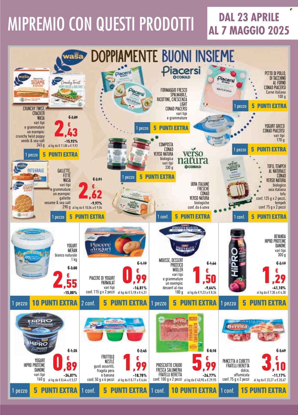 Volantino Conad - 23/4/2025 - 21/5/2025. Pagina 1