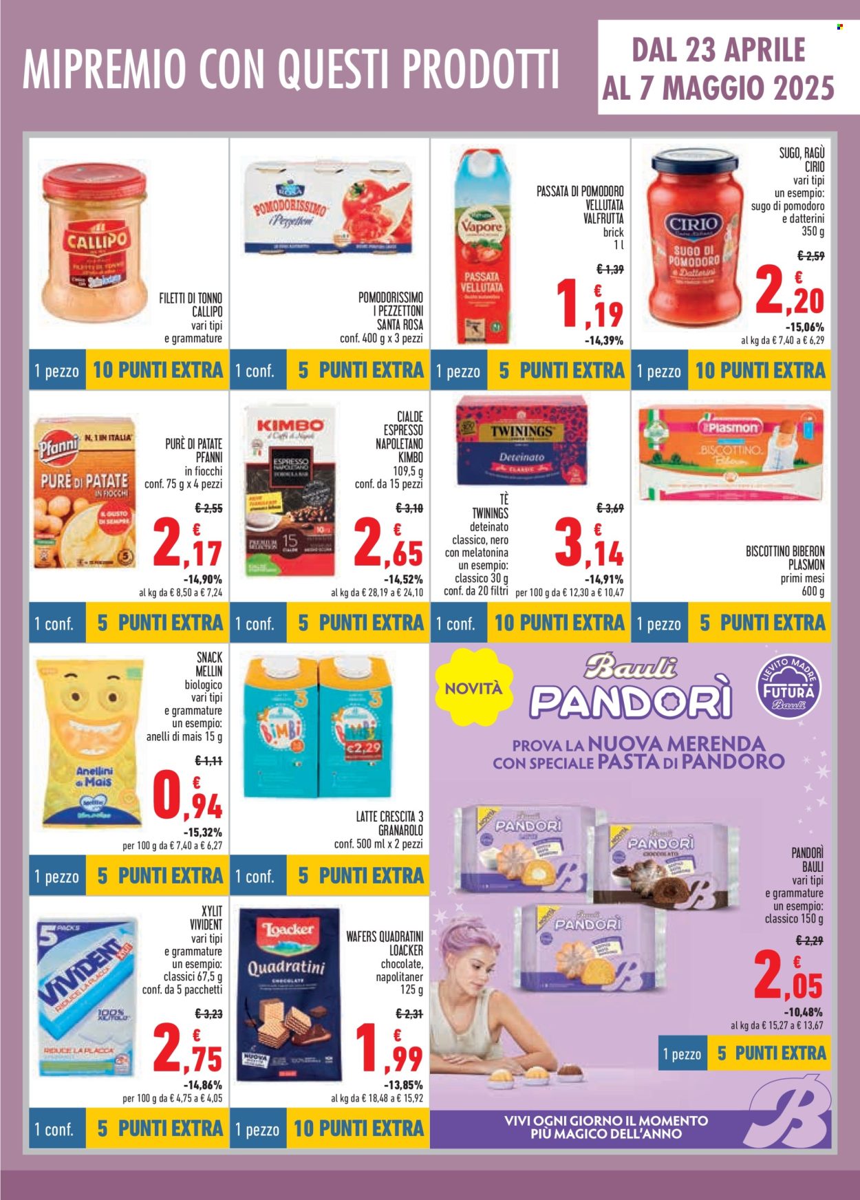 Volantino Conad - 23/4/2025 - 21/5/2025. Pagina 1
