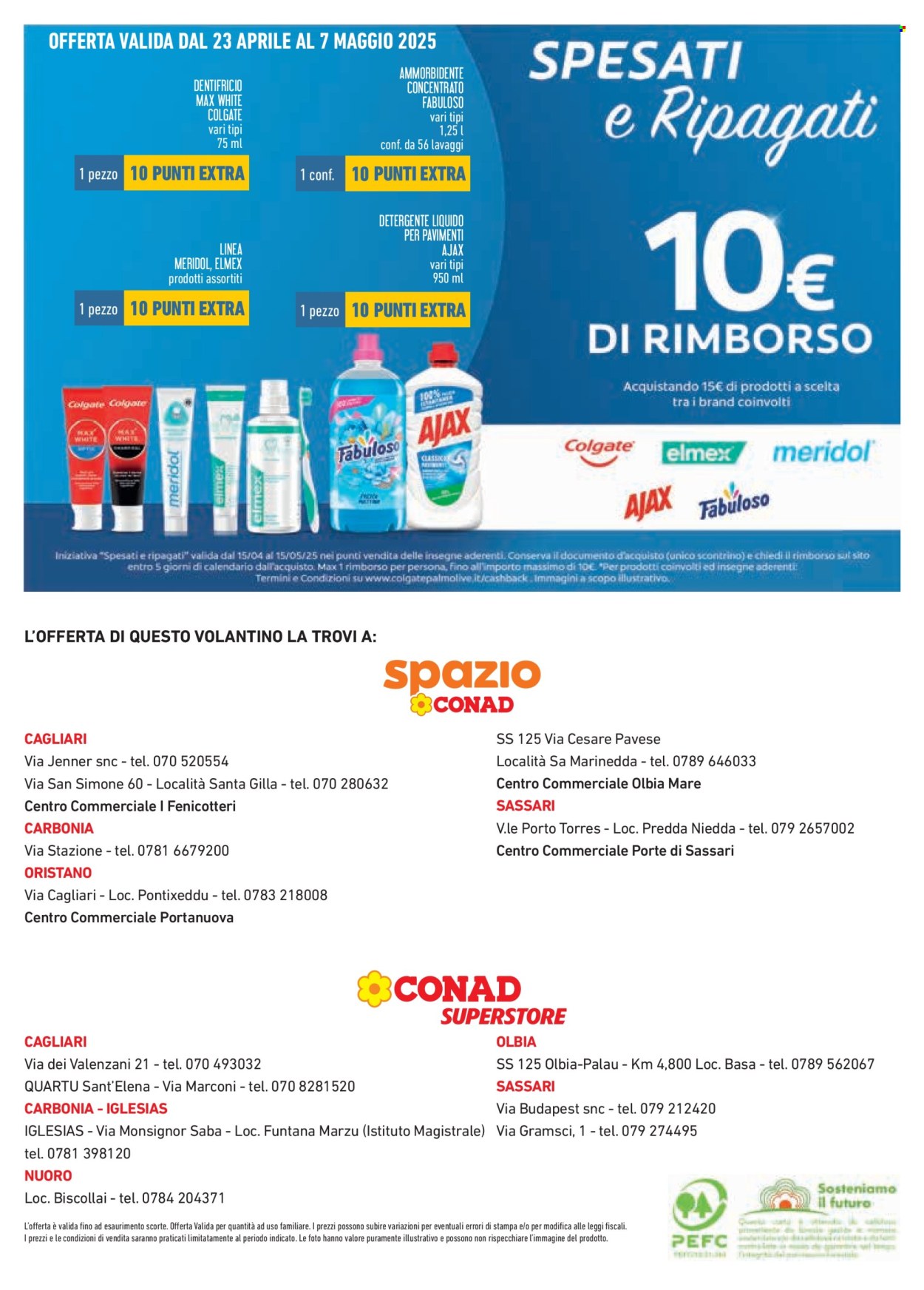 Volantino Conad - 23/4/2025 - 21/5/2025. Pagina 1