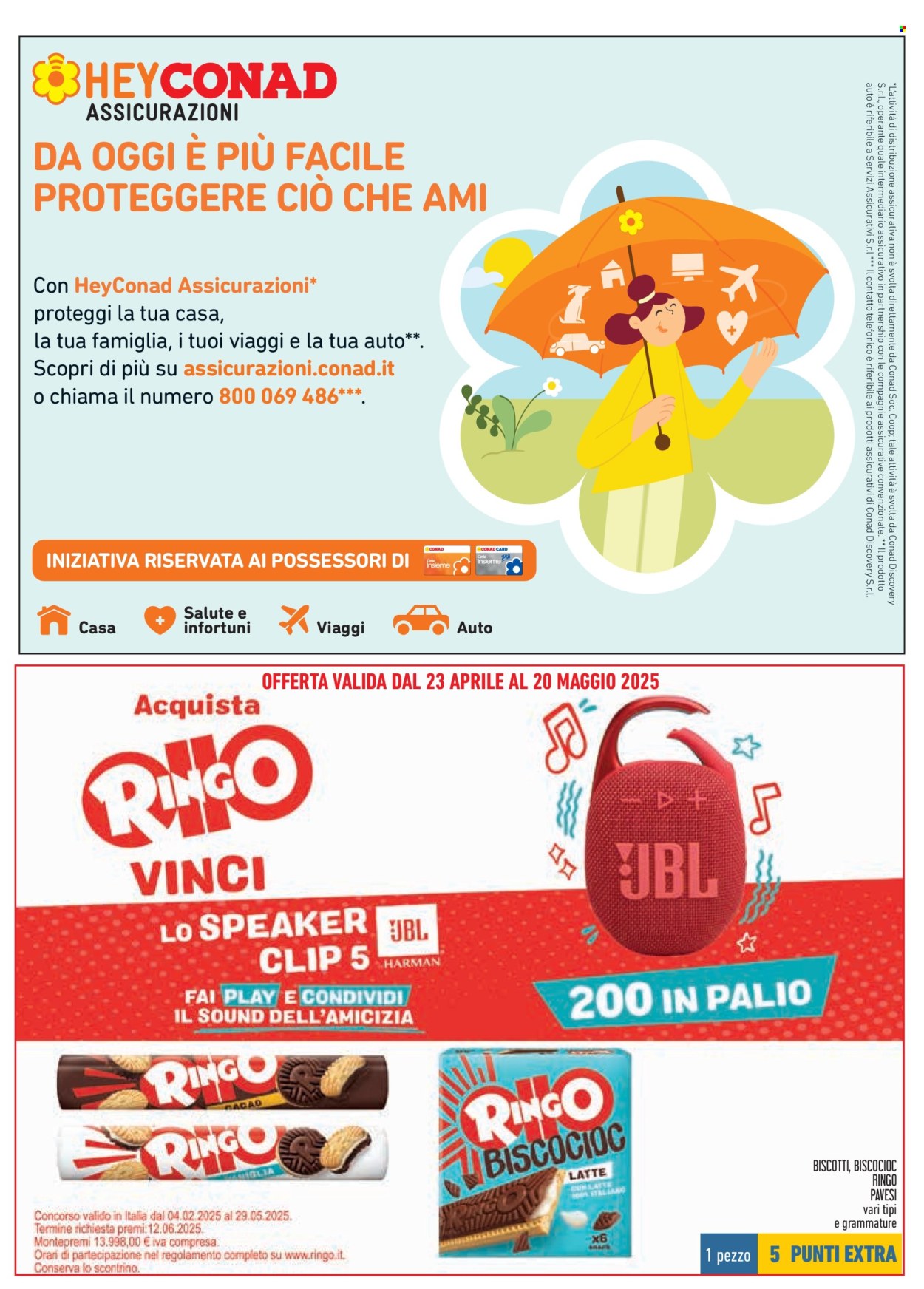 Volantino Conad - 23/4/2025 - 20/5/2025. Pagina 1