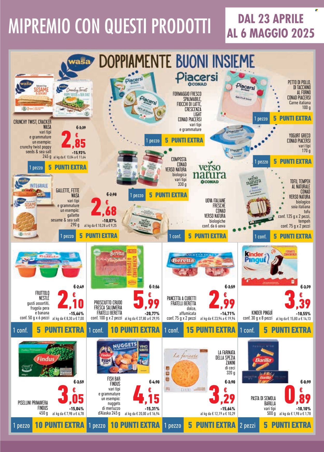 Volantino Conad - 23/4/2025 - 20/5/2025. Pagina 1