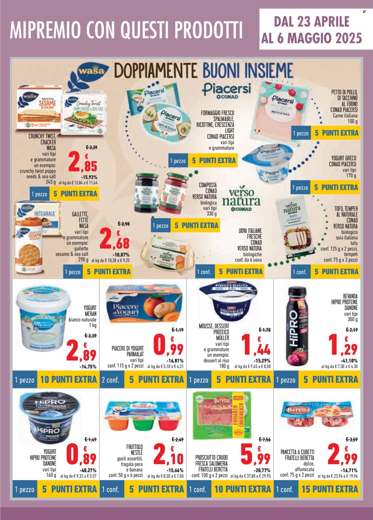 Volantino Conad - 23/4/2025 - 20/5/2025. Pagina 1