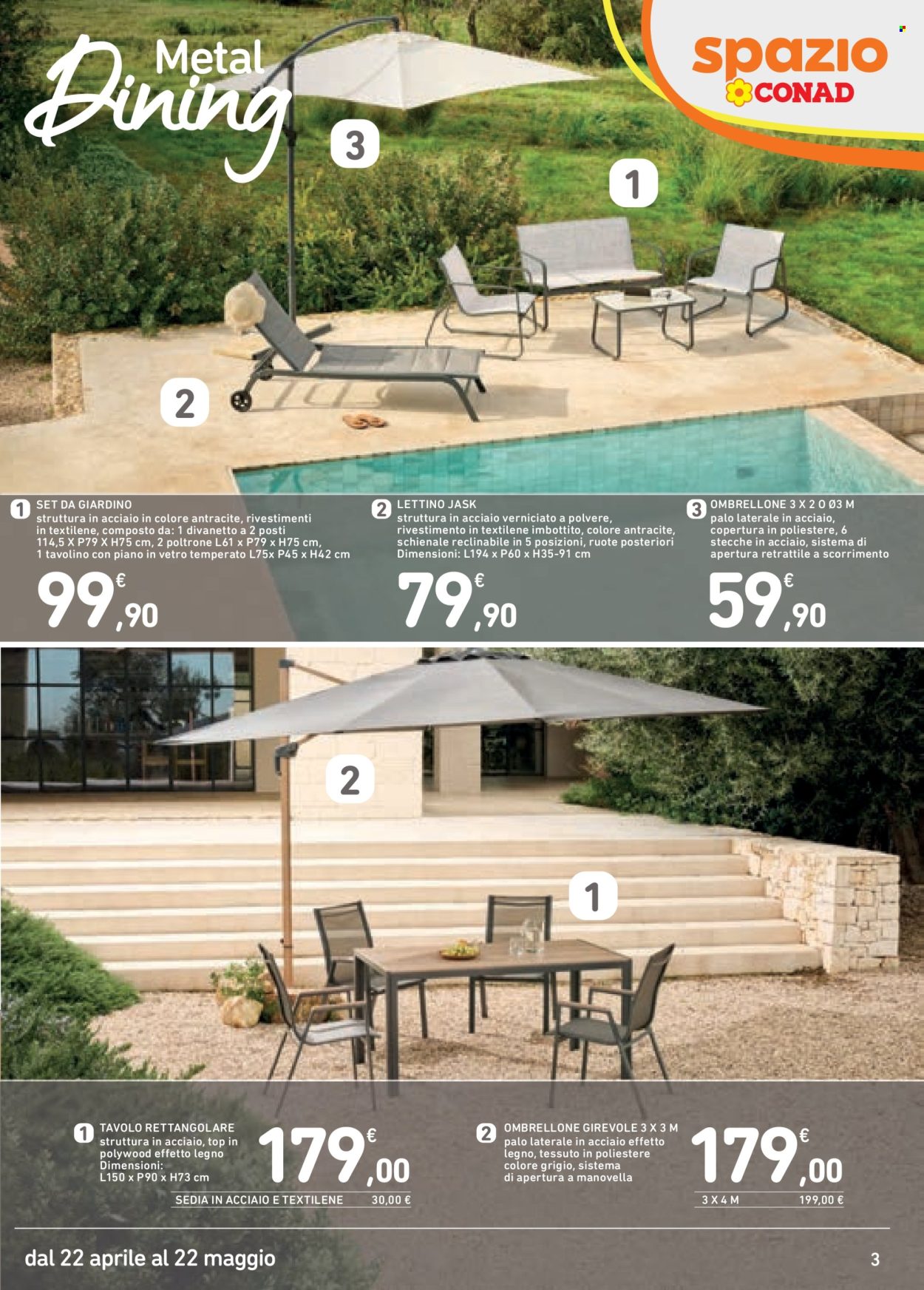 Volantino Spazio Conad - 22/4/2025 - 22/5/2025. Pagina 1