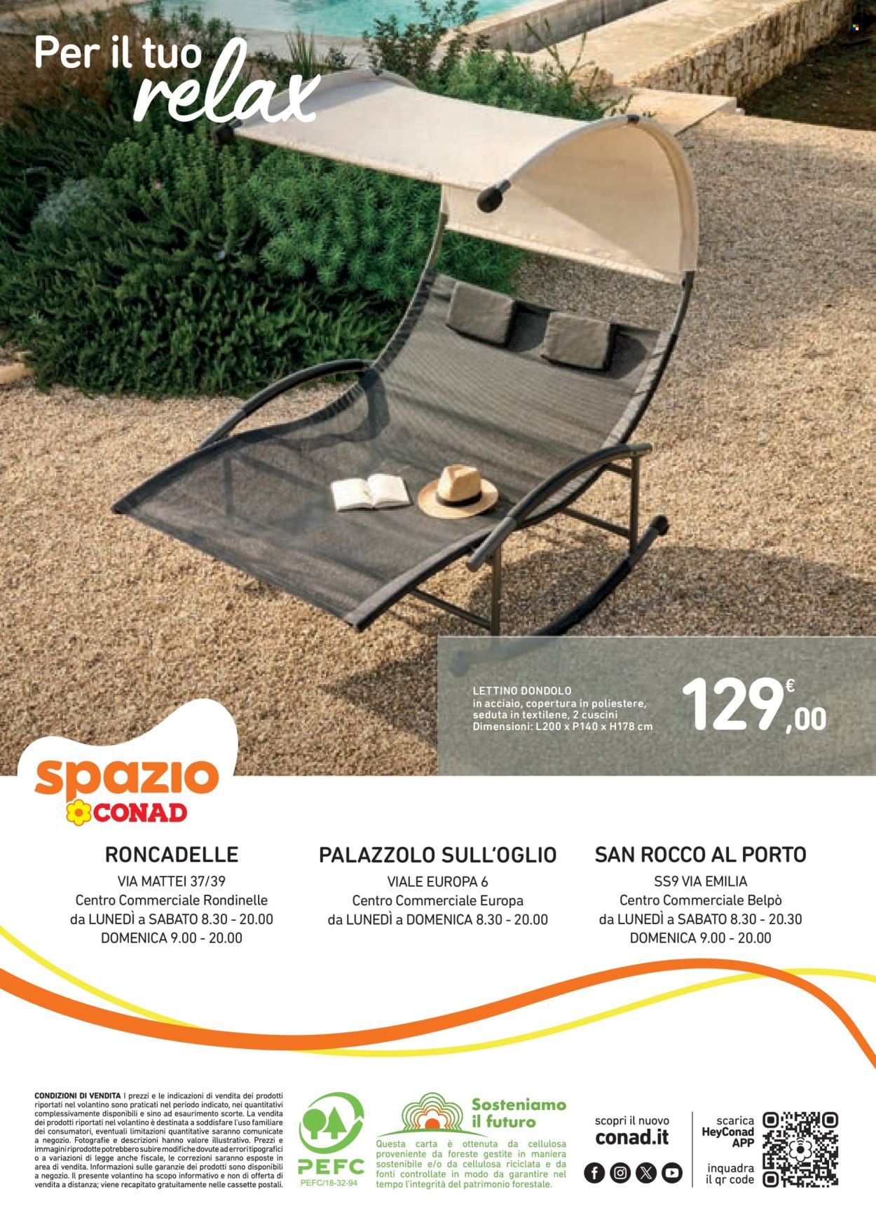Volantino Spazio Conad - 22/4/2025 - 22/5/2025. Pagina 1