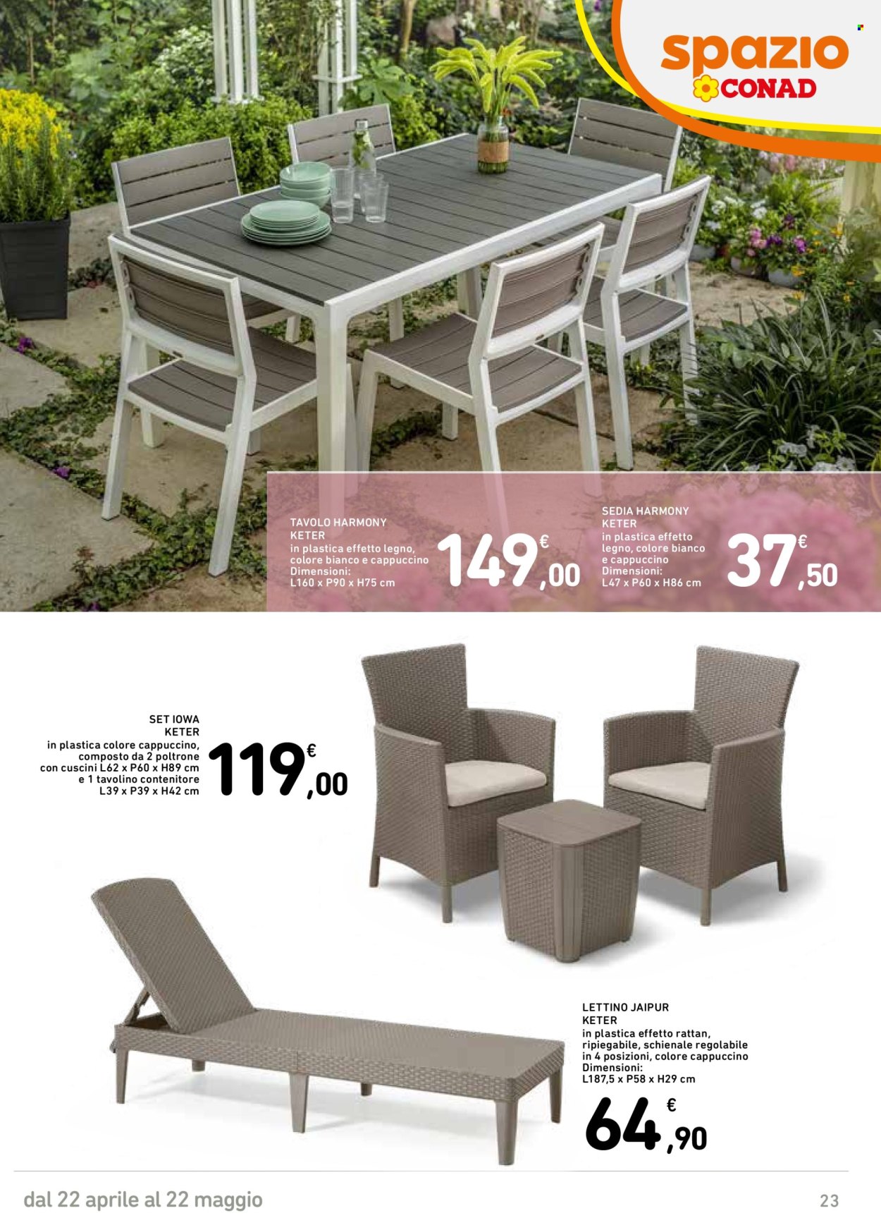 Volantino Spazio Conad - 22/4/2025 - 22/5/2025. Pagina 1