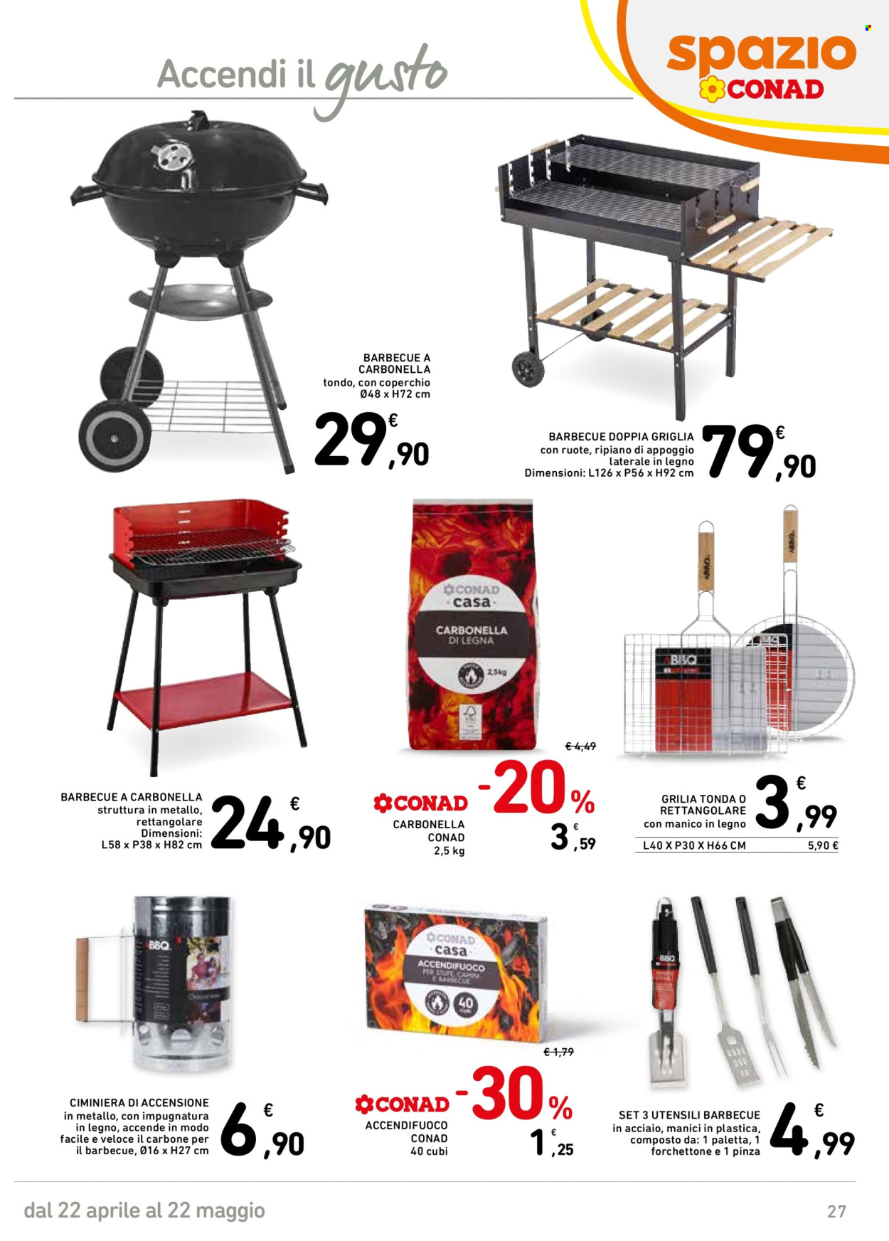 Volantino Spazio Conad - 22/4/2025 - 22/5/2025. Pagina 1