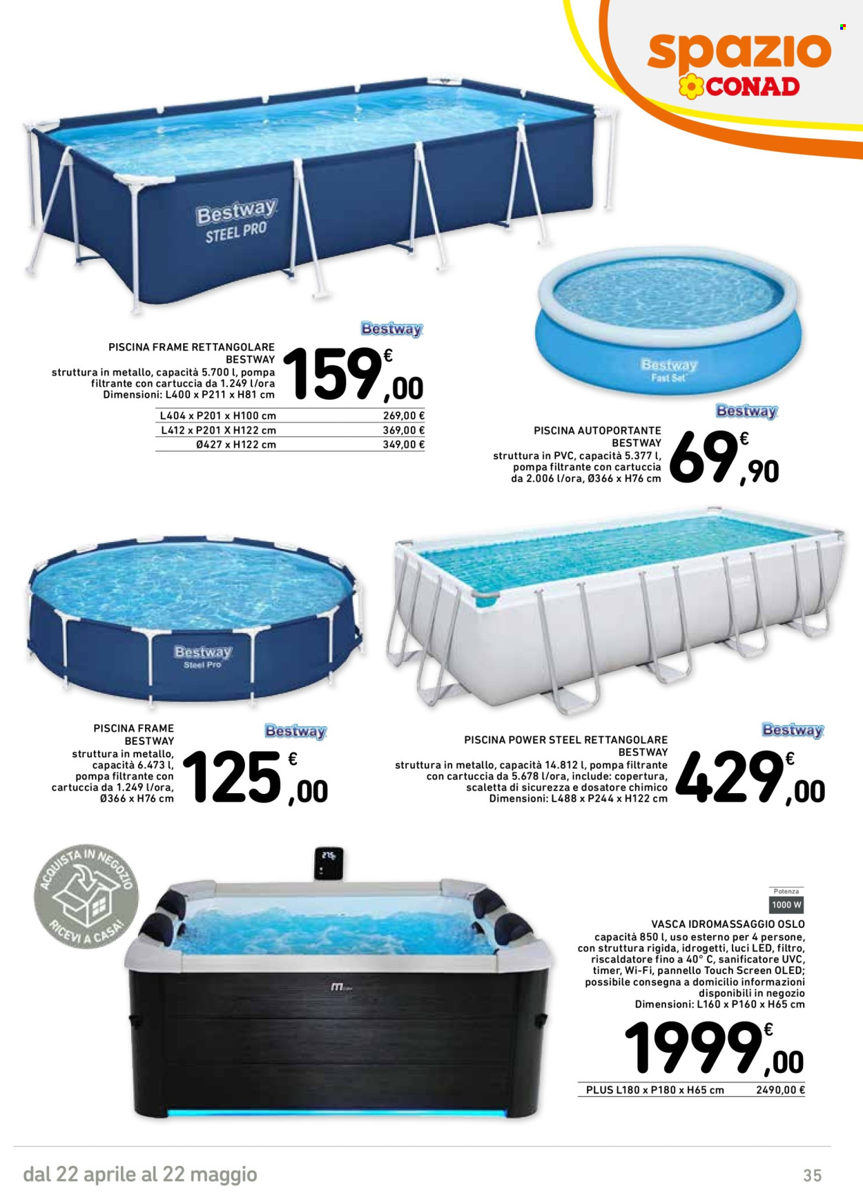 Volantino Spazio Conad - 22/4/2025 - 22/5/2025. Pagina 1