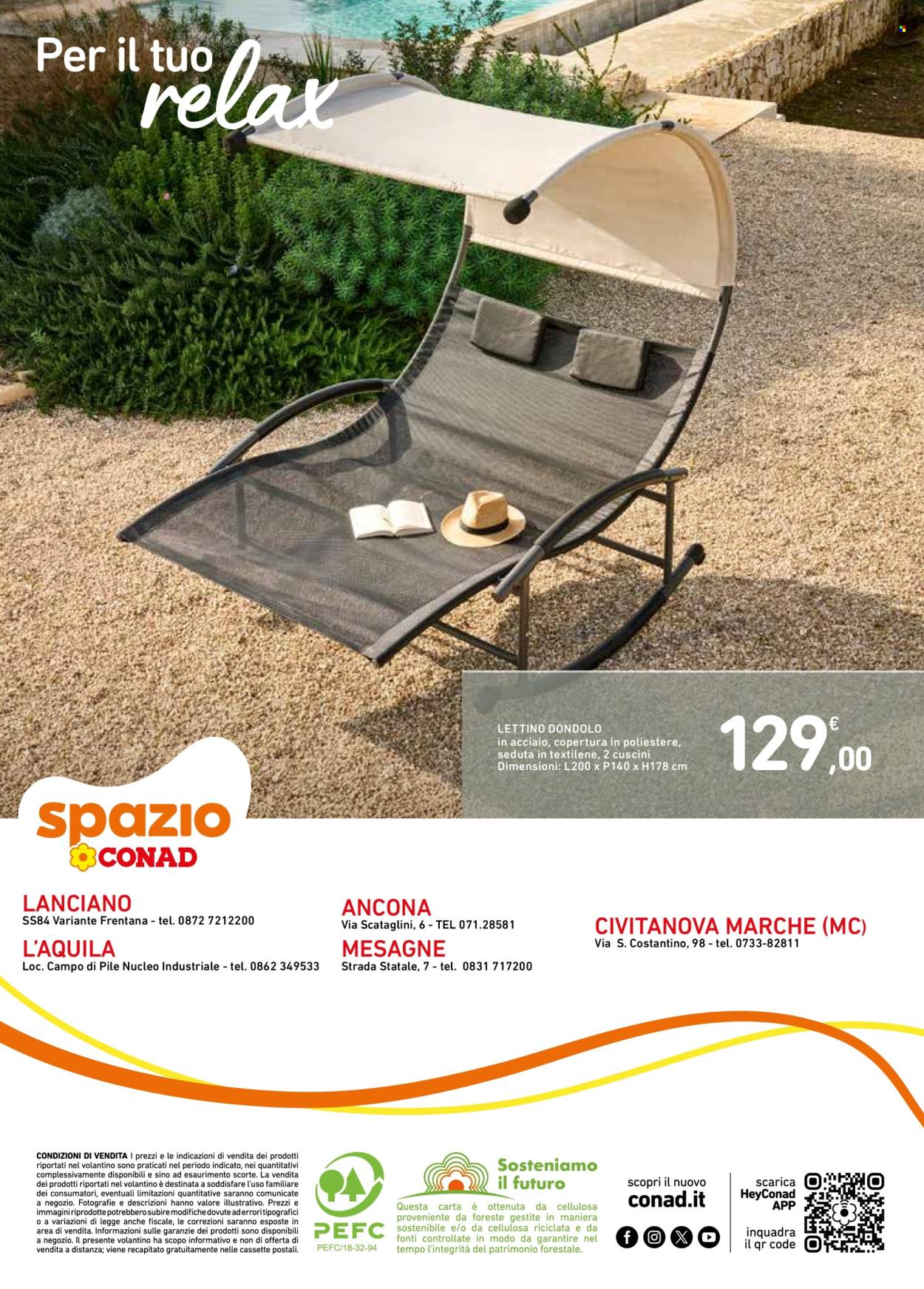 Volantino Spazio Conad - 22/4/2025 - 22/5/2025. Pagina 1