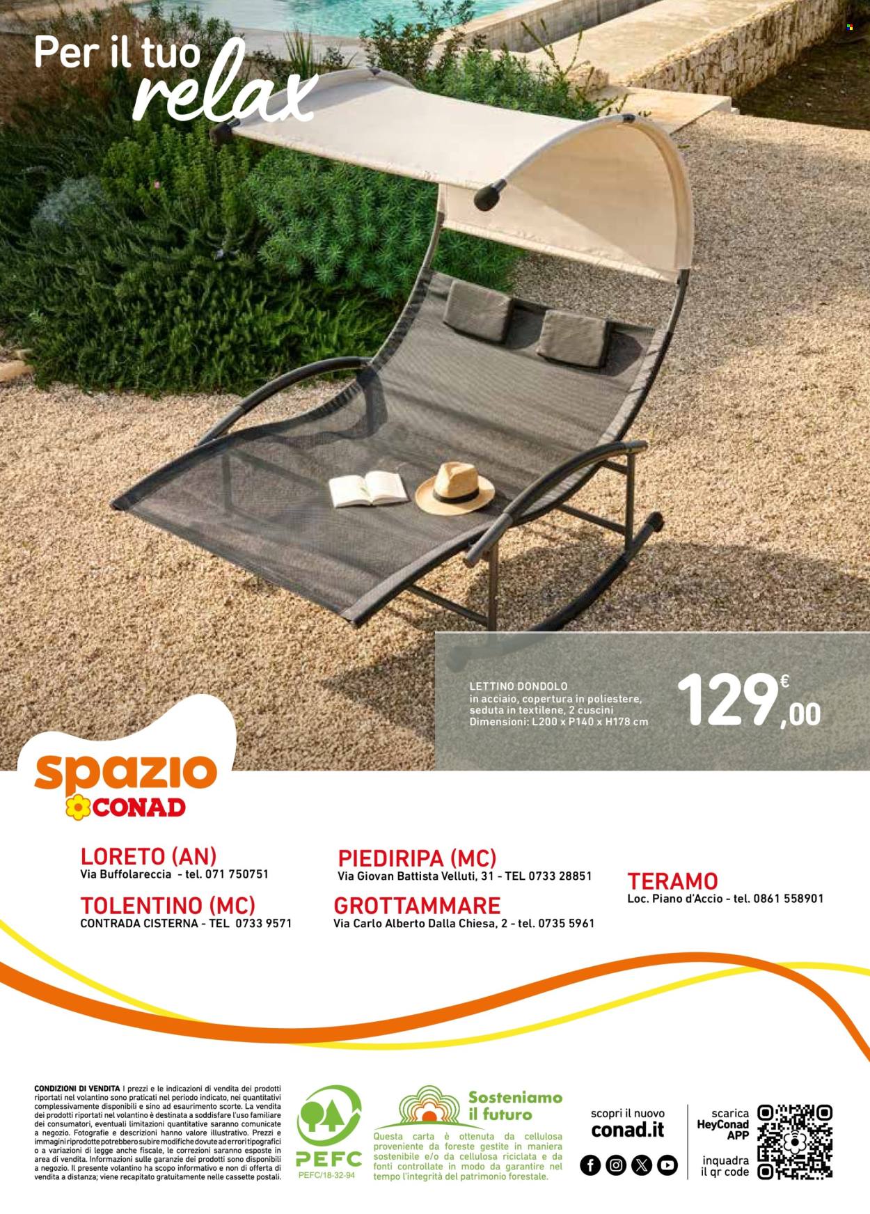 Volantino Spazio Conad - 22/4/2025 - 22/5/2025. Pagina 1