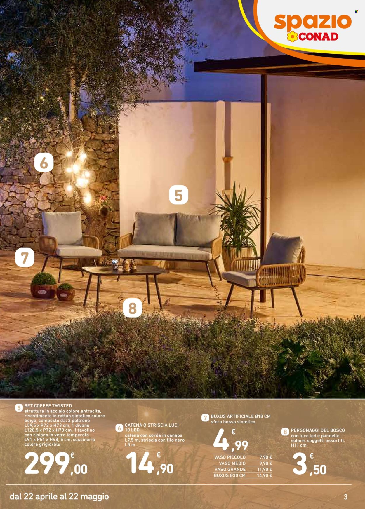 Volantino Spazio Conad - 22/4/2025 - 22/5/2025. Pagina 1