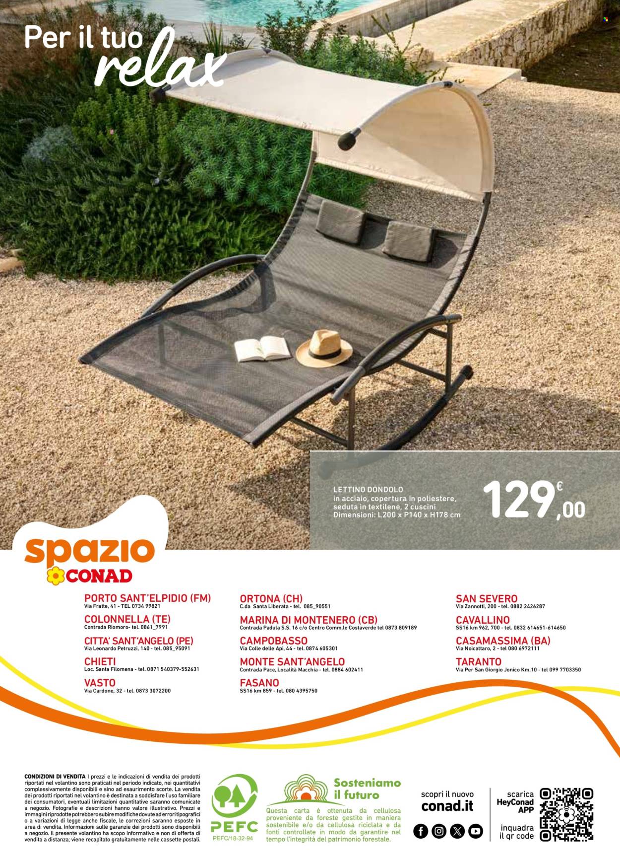 Volantino Spazio Conad - 22/4/2025 - 22/5/2025. Pagina 1
