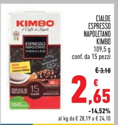 CIALDE ESPRESSO NAPOLETANO KIMBO