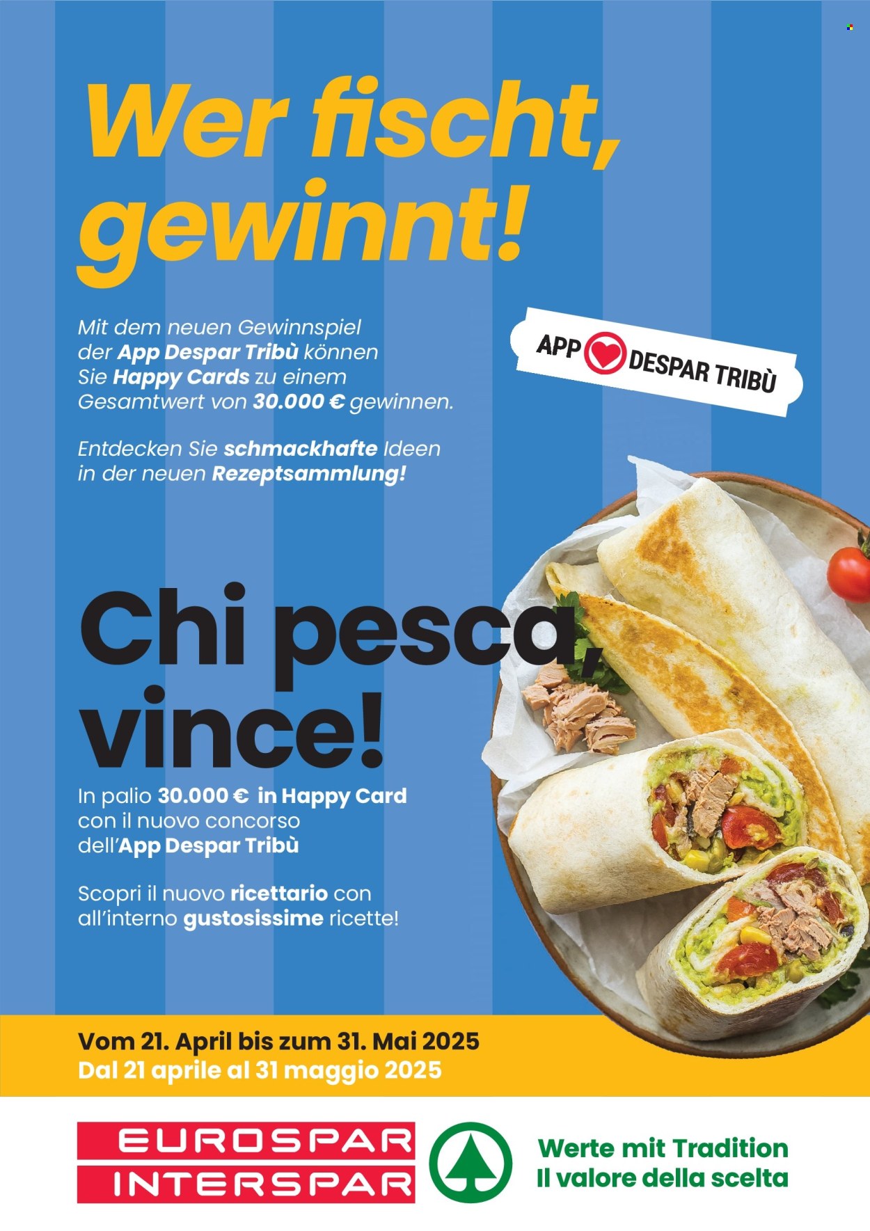 Volantino Interspar - 21/4/2025 - 31/5/2025. Pagina 1