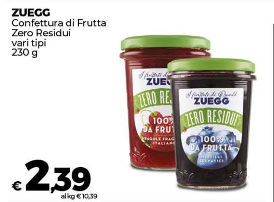 ZUEGG Confettura di Frutta Zero Residui
