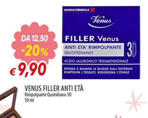 VENUS FILLER ANTI ETÀ