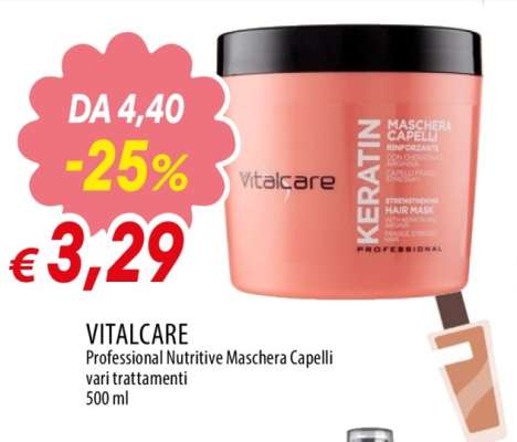 VITALCARE PROFESSIONAL NUTRITIVE MASCHERA CAPELLI