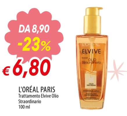 L'ORÉAL PARIS Trattamento Elvive Olio Straordinario