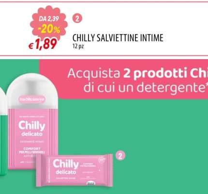 Chilly Salviettine intime