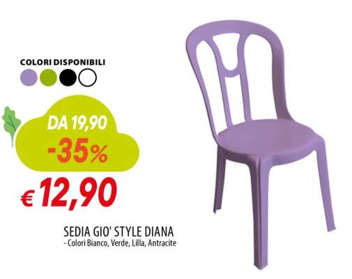 SEDIA GIO' STYLE DIANA