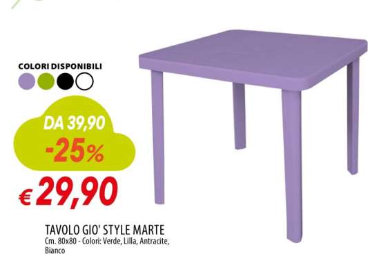 TAVOLO GIO' STYLE MARTE