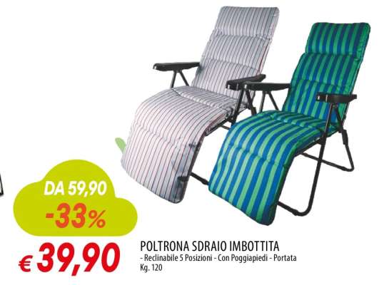 POLTRONA SDRAIO IMBOTTITA