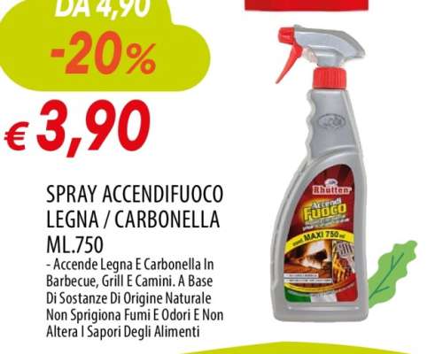 SPRAY ACCENDIFUOCO LEGNA / CARBONELLA ML.750