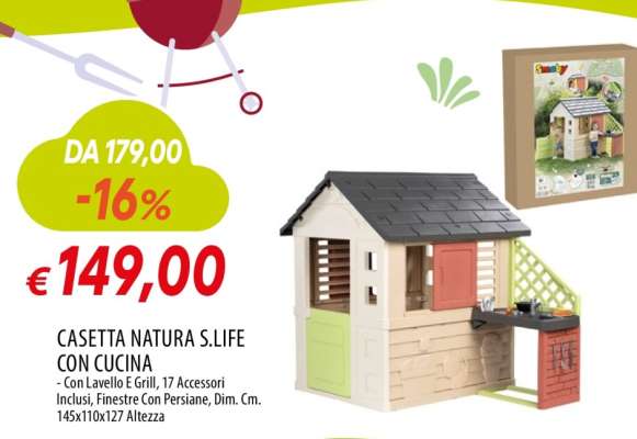 CASETTA NATURA S.LIFE CON CUCINA