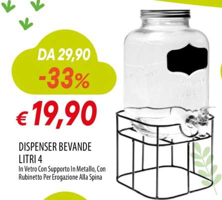 DISPENSER BEVANDE LITRI 4