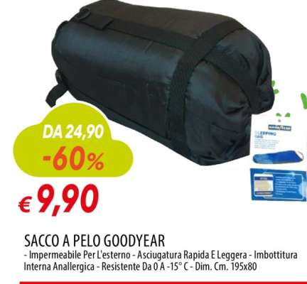SACCO A PELO GOODYEAR