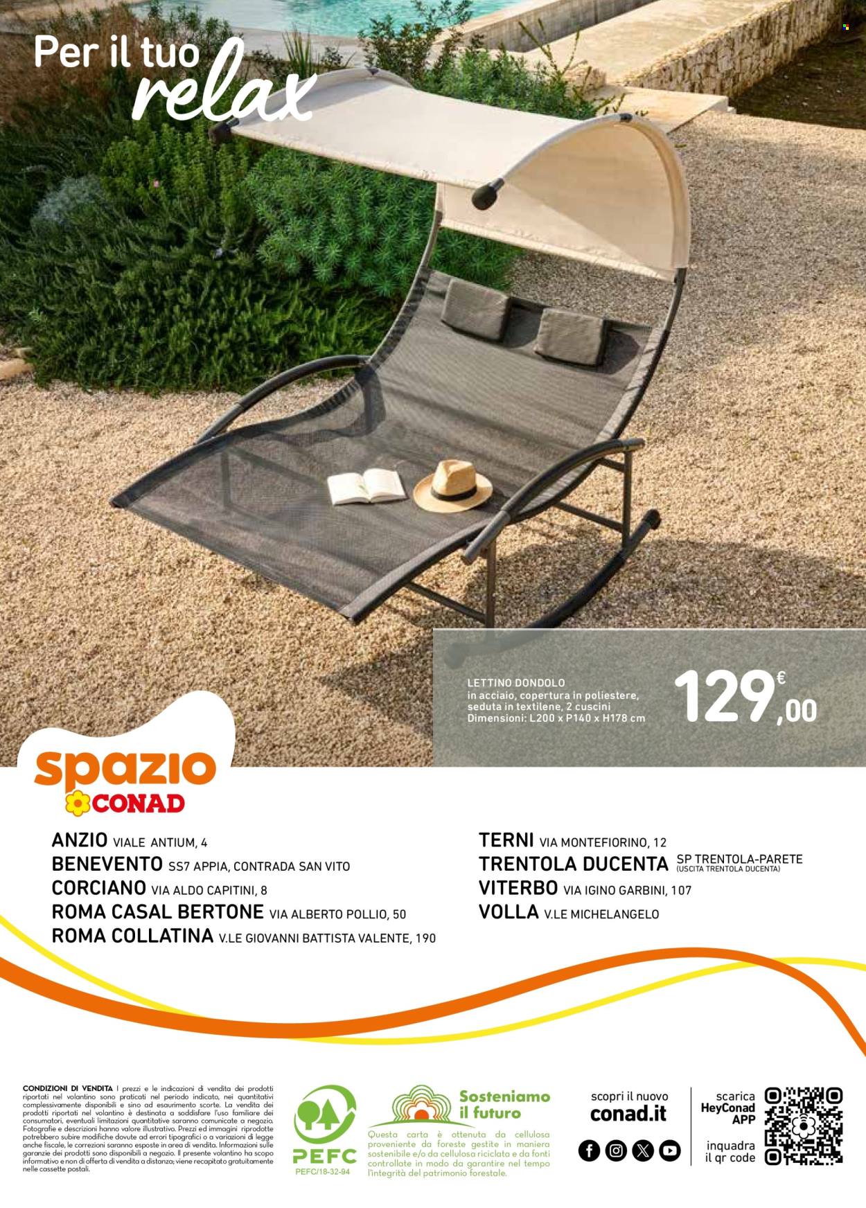 Volantino Spazio Conad - 22/4/2025 - 22/5/2025. Pagina 1