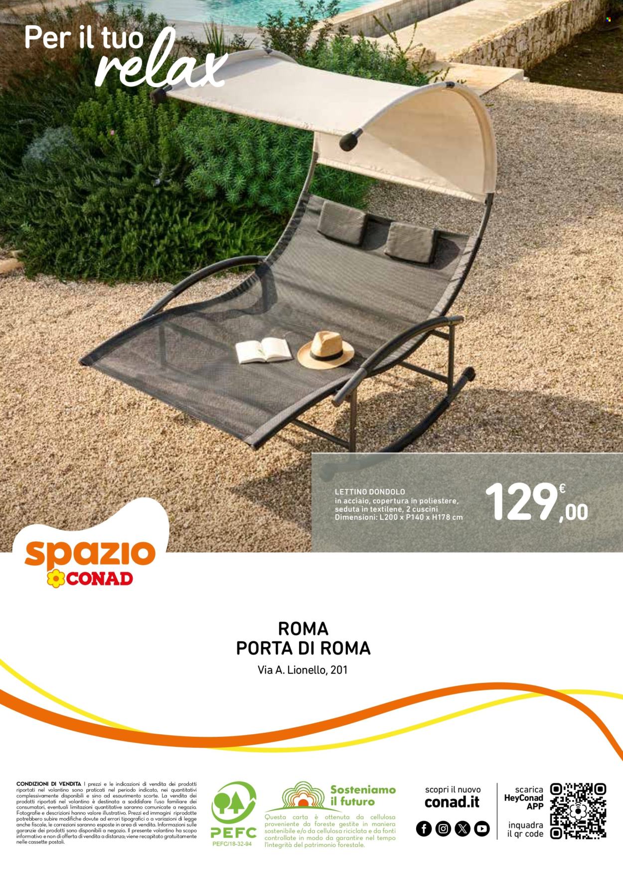 Volantino Spazio Conad - 22/4/2025 - 22/5/2025. Pagina 1