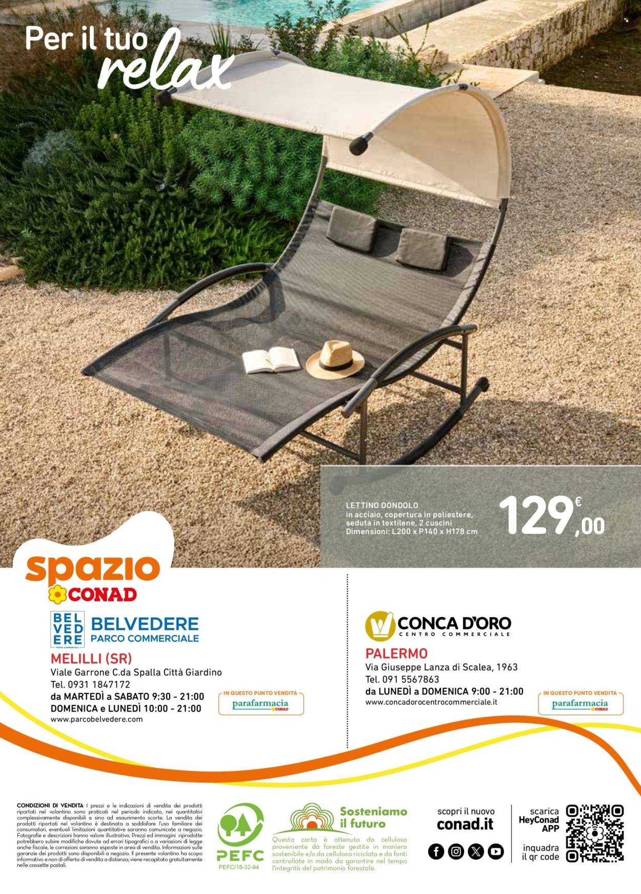 Volantino Spazio Conad - 22/4/2025 - 22/5/2025. Pagina 1