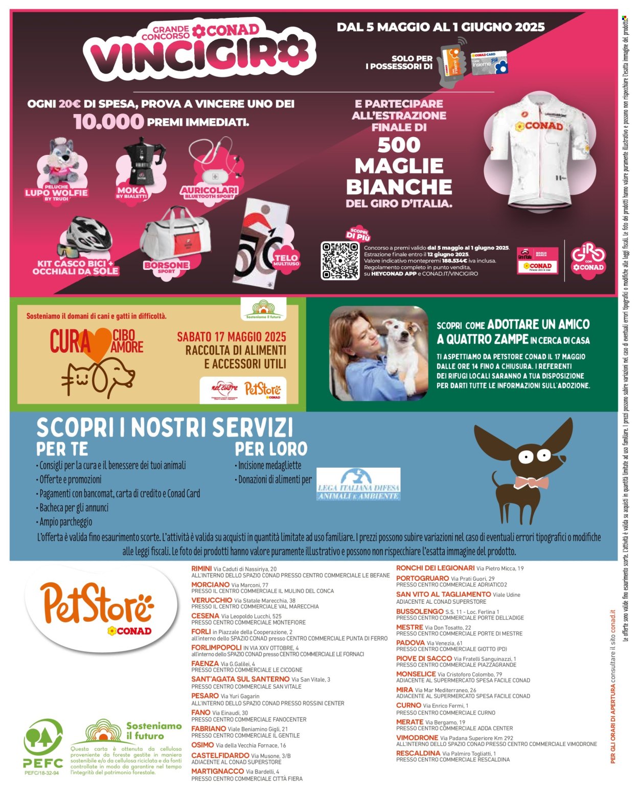 Volantino Conad - 24/4/2025 - 21/5/2025. Pagina 1