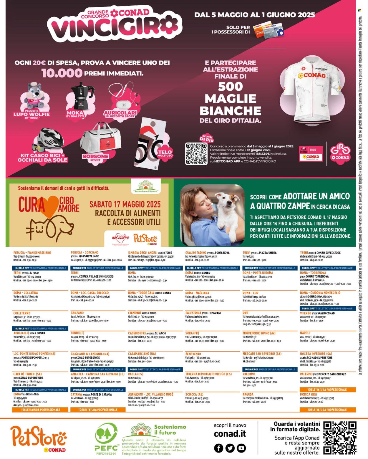 Volantino Pet Store Conad - 23/4/2025 - 20/5/2025. Pagina 1