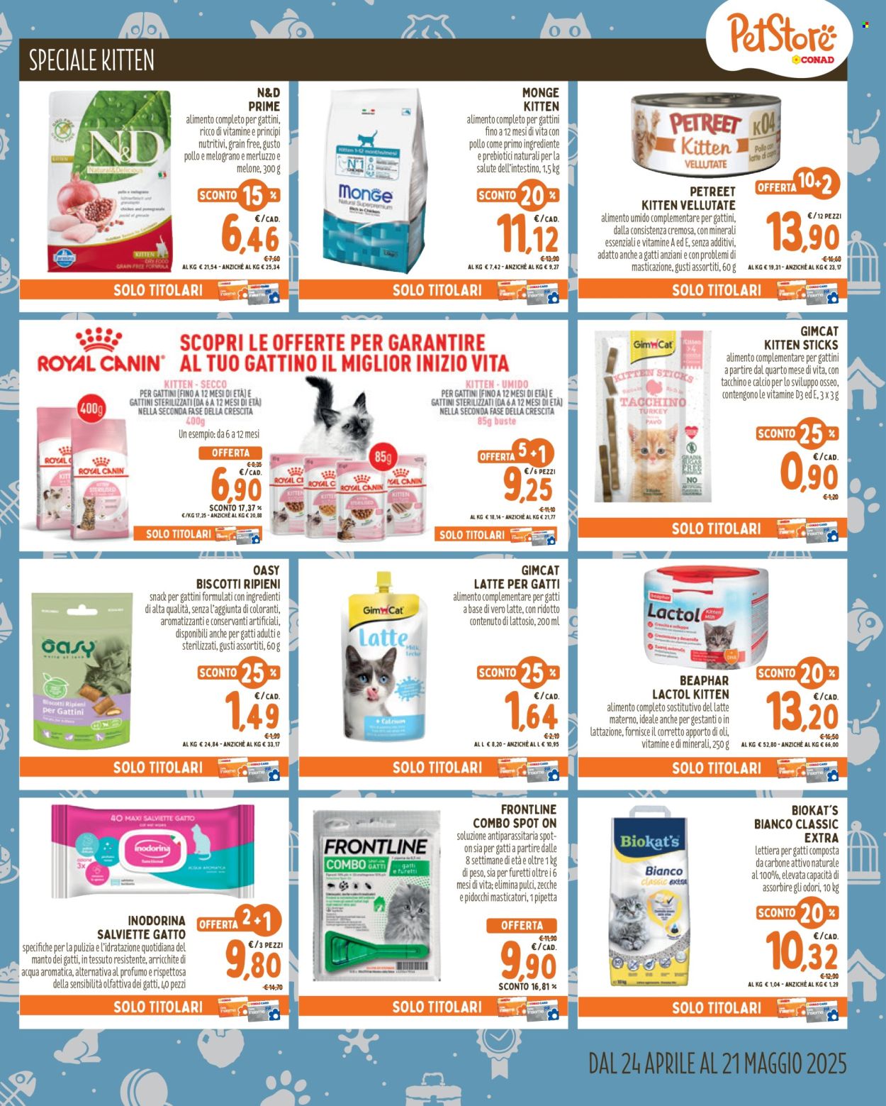 Volantino Conad - 24/4/2025 - 21/5/2025. Pagina 1